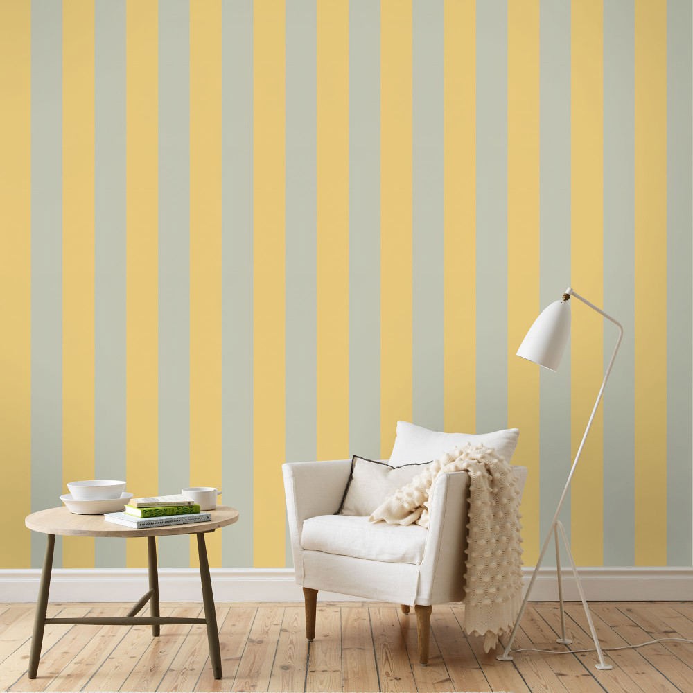 papel-pintado-rayas-kristina-paredes amarillo